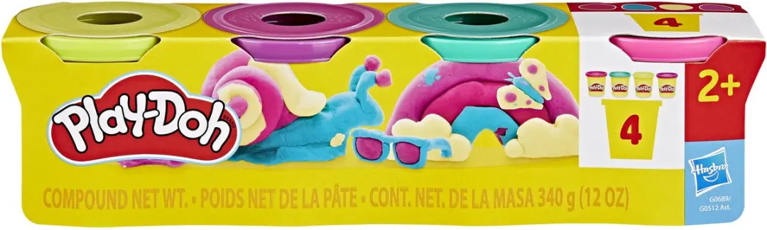 Play-Doh Levendige Kleuren 4-pack