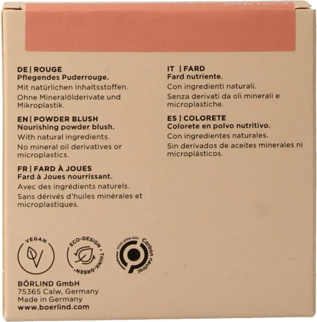 Annemarie Börlind Blush Powder Glowy Peach 5g