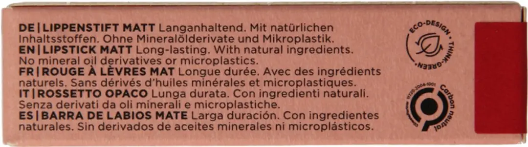 Annemarie Börlind Lipstick Mat Rood 4.2g - afbeelding 6 van 6