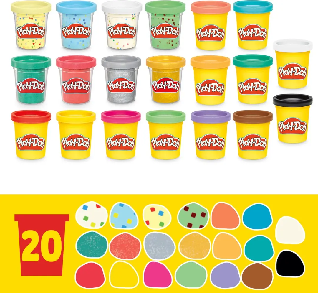 Play-Doh Multikleur 20 Stuks