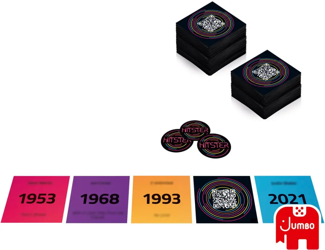 Hitster Celebration Actiespel - Luxe editie 1110100690 - 300 Kaarten