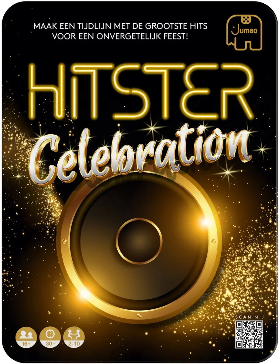 Hitster Celebration Actiespel - Luxe editie 1110100690 - 300 Kaarten