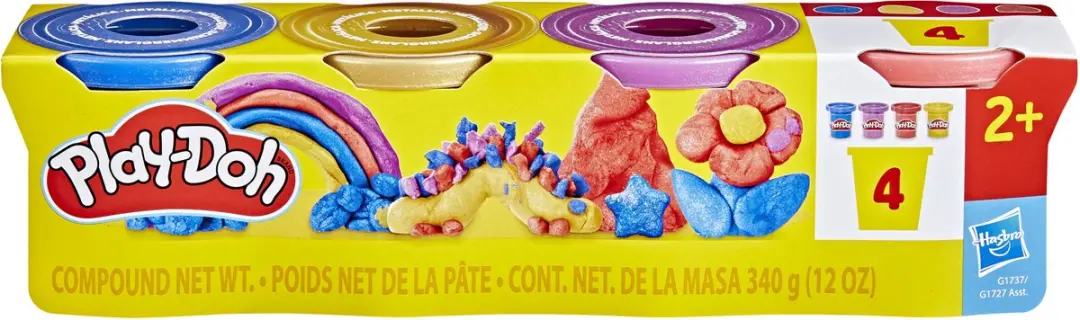 Play-Doh Metallic Glans Boetseerklei