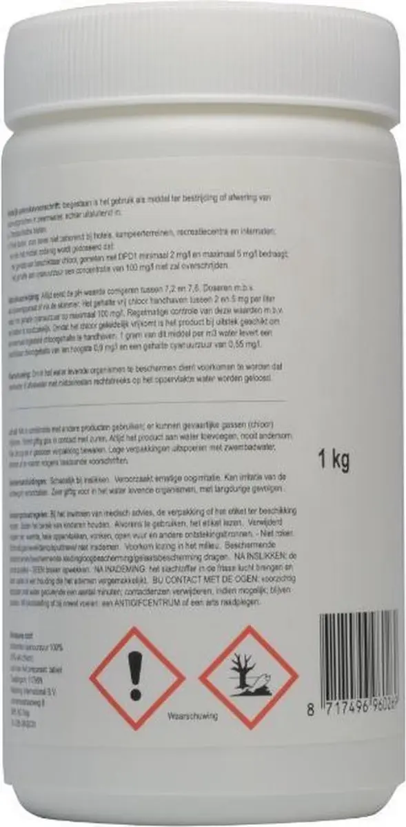 Pool Power Mini Flacon Chloortabletten 1kg