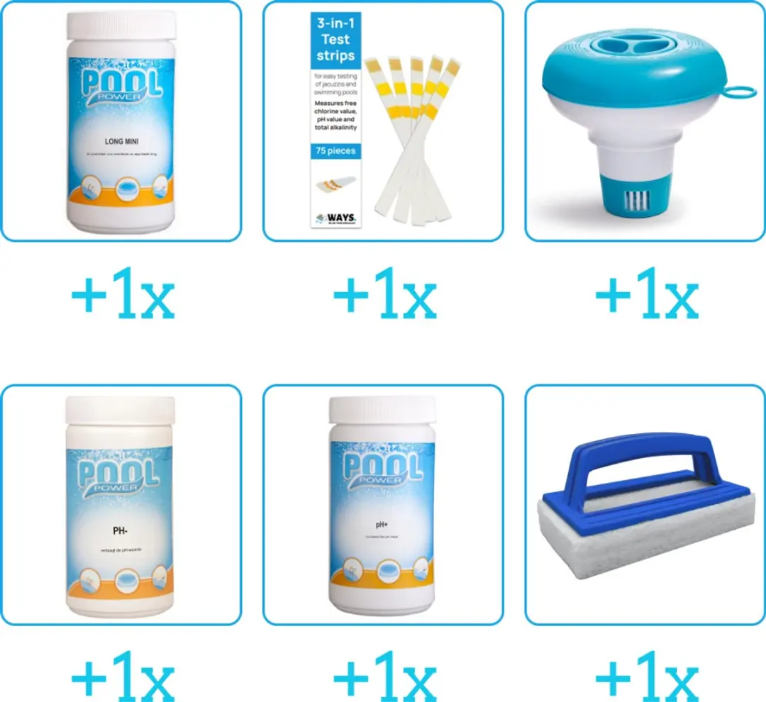 Pool Power Zwembad Onderhoudspakket 6-delig