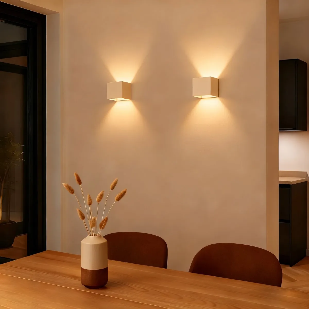 Calex Falerna Wandlamp 2 Stuks - Zand