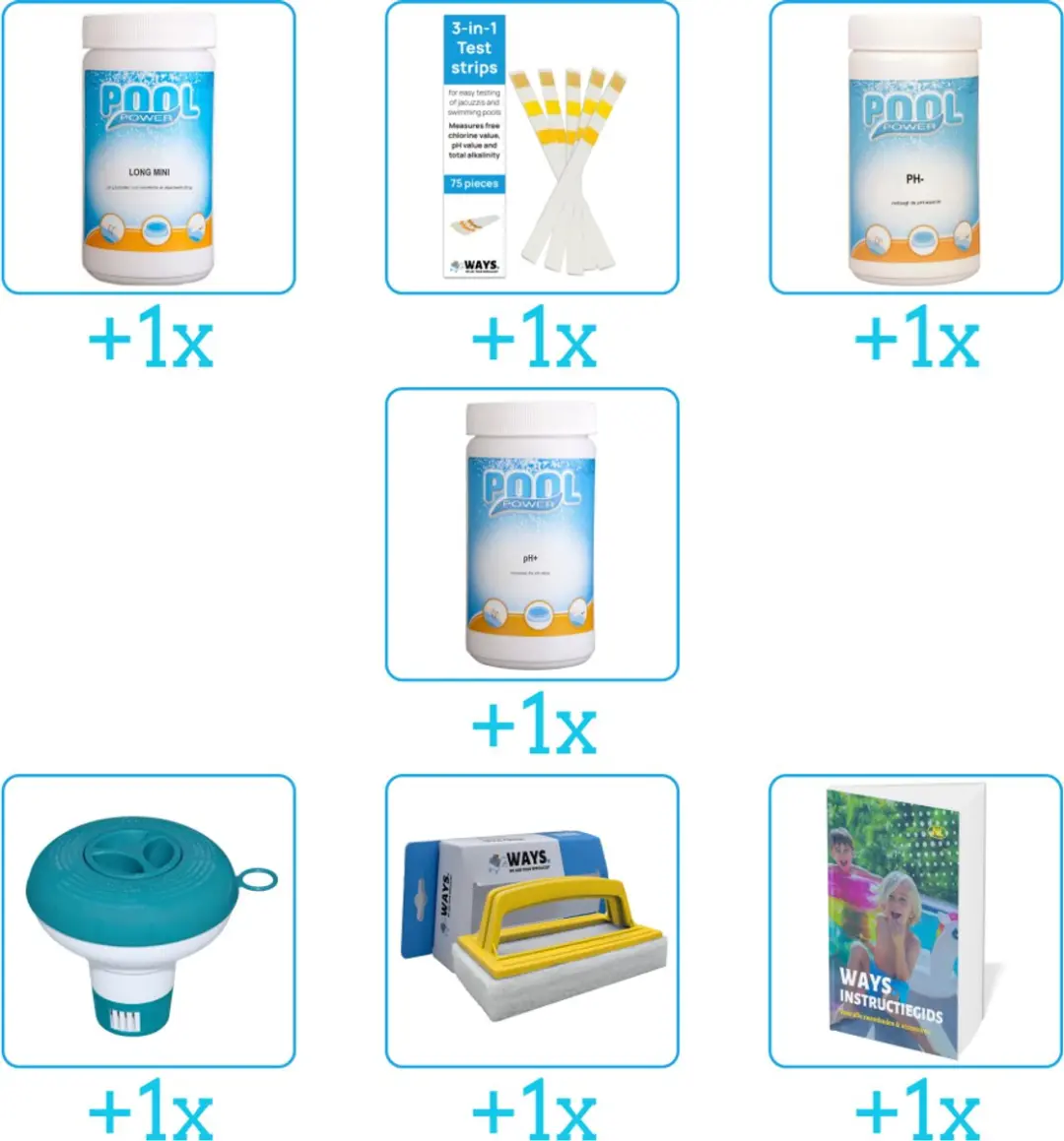 Pool Power Zwembad Onderhoudspakket 7-delig