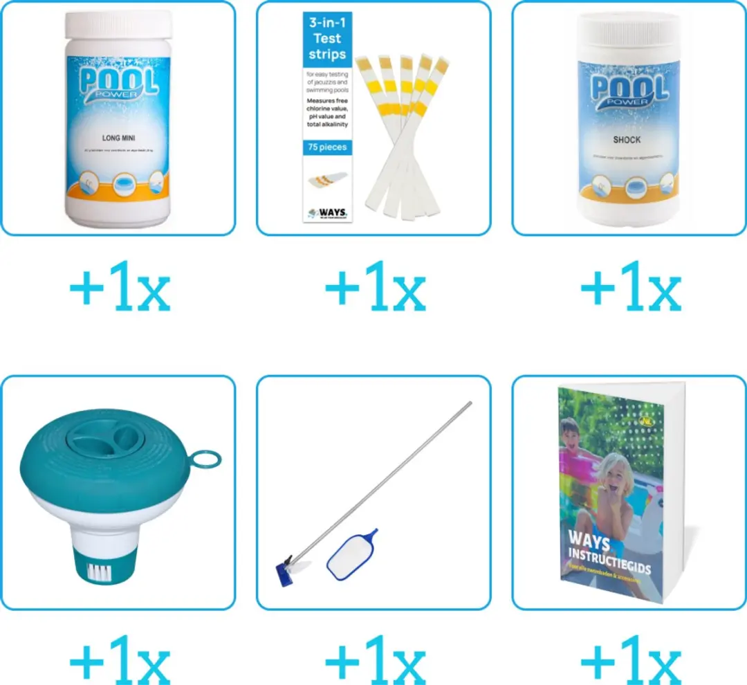 Pool Power Zwembad Onderhoudspakket 6-delig
