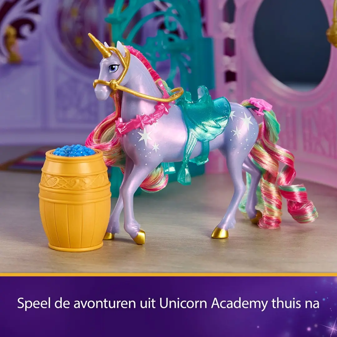 Unicorn Academy Stal Speelset Wildstar - 24 Accessoires - Meerkleurig