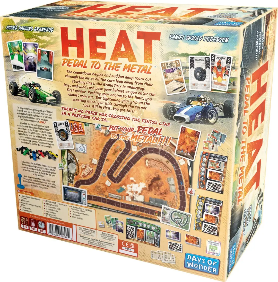 Days of Wonder Heat Bordspel DOW 9101NL - 1-6 Spelers