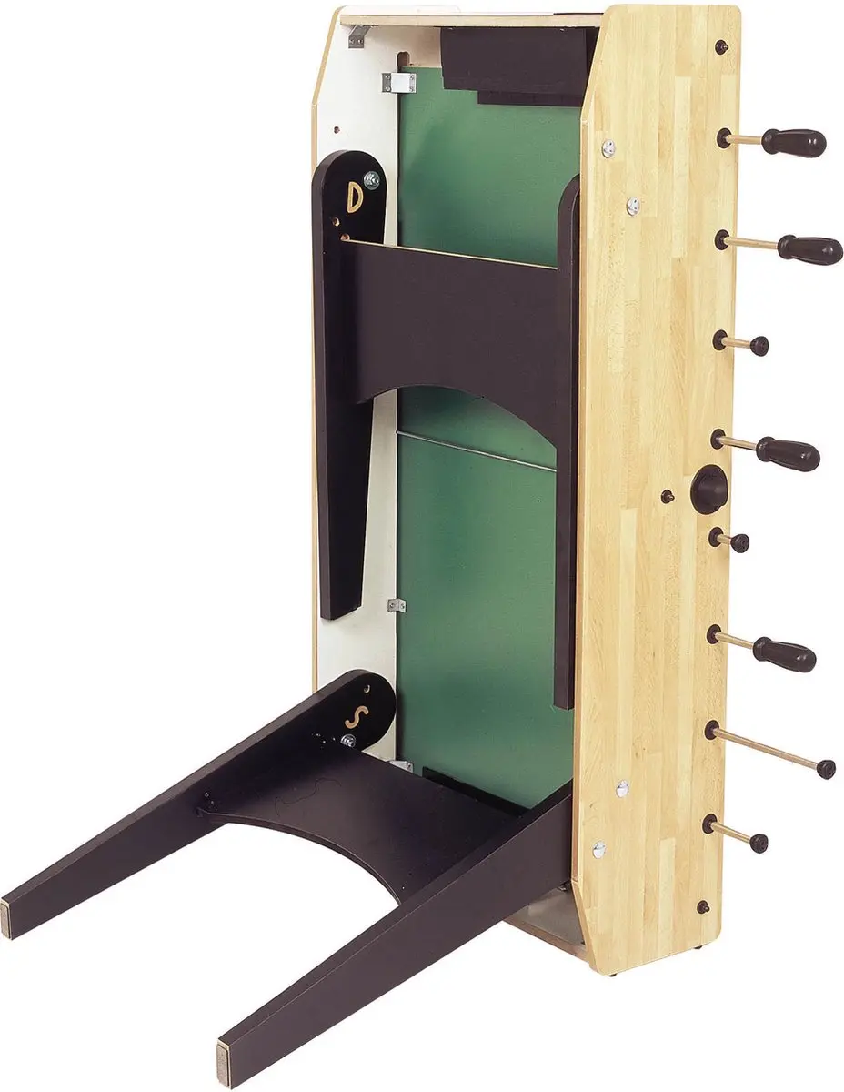 Garlando Voetbaltafel 20072 - Hout - 10 Ballen - 168cm - afbeelding 6 van 6