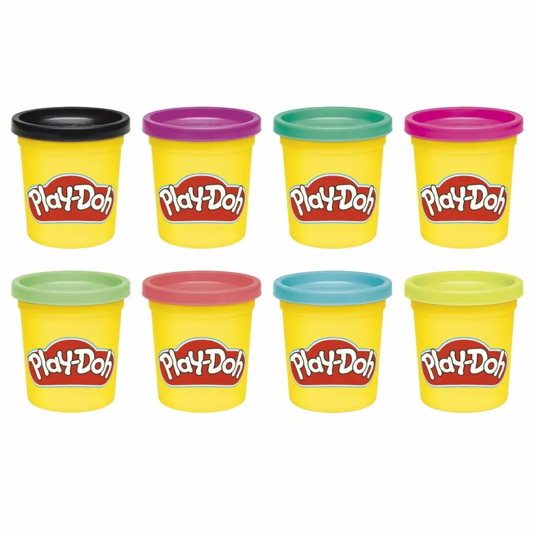 Play-Doh Boetseerklei Neon - 8 Potjes - afbeelding 5 van 6