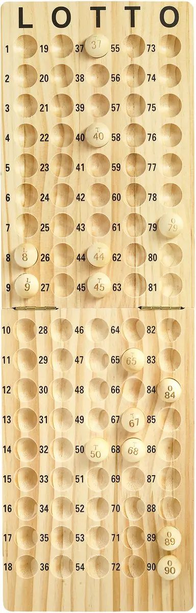 Buffalo Lotto-Kien Molen BG 1230-90 - 3-100 Spelers - Goud/Hout/Zwart