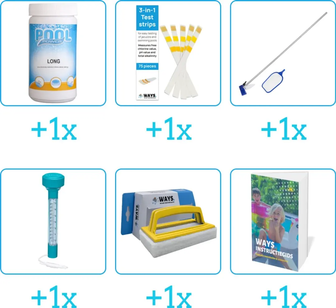Pool Power Zwembad Onderhoudspakket 6-delig