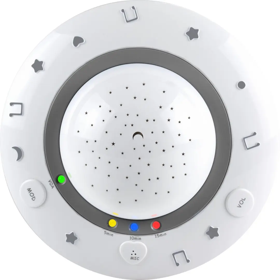 Alecto BC-125GS Babyprojector - Grijs-Wit - afbeelding 6 van 6
