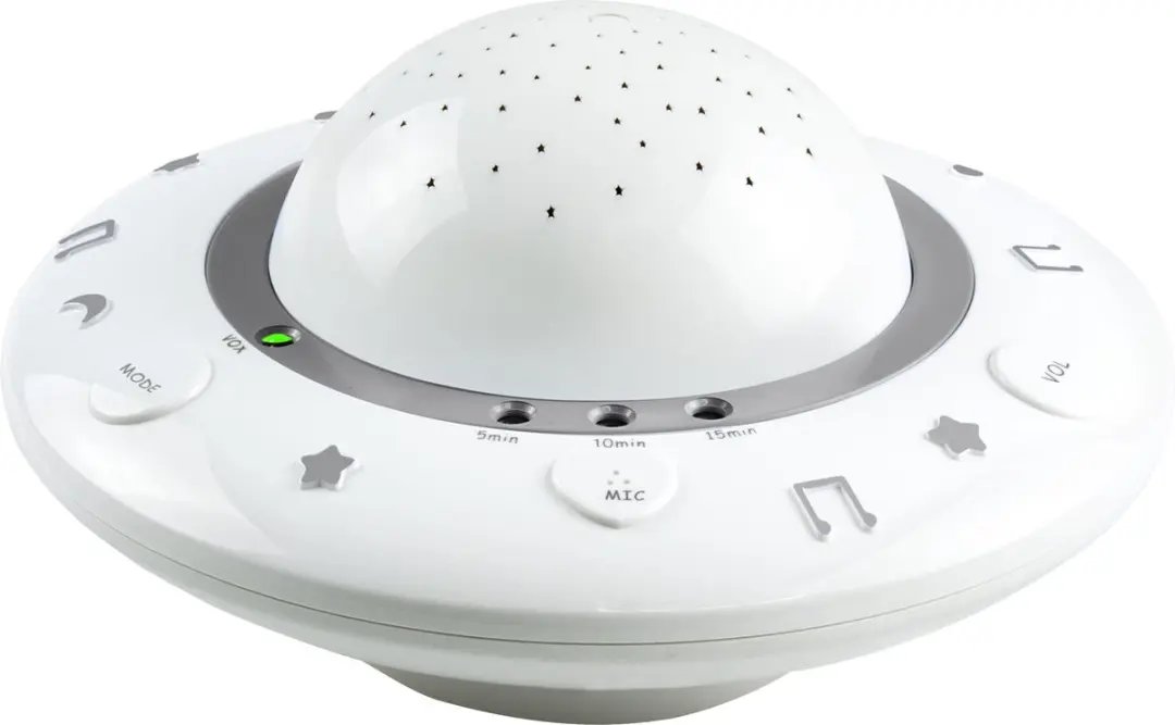 Alecto BC-125GS Babyprojector - Grijs-Wit