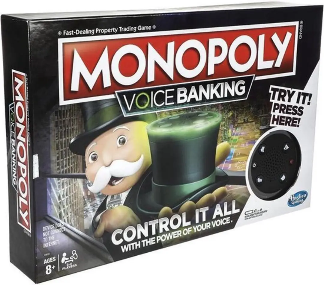 Monopoly Voice Banking E4816 Elektronisch Bordspel - 2-4 Spelers