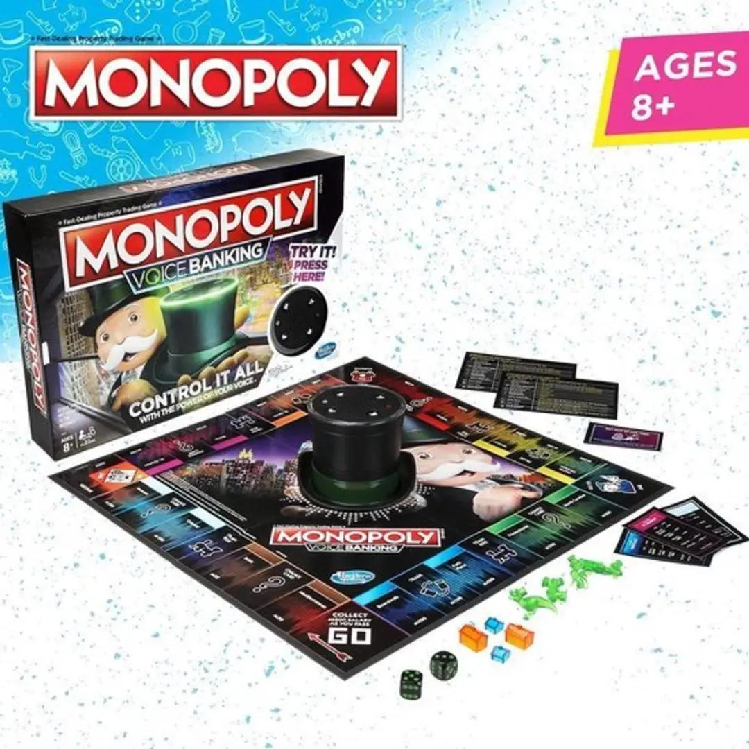 Monopoly Voice Banking E4816 Elektronisch Bordspel - 2-4 Spelers