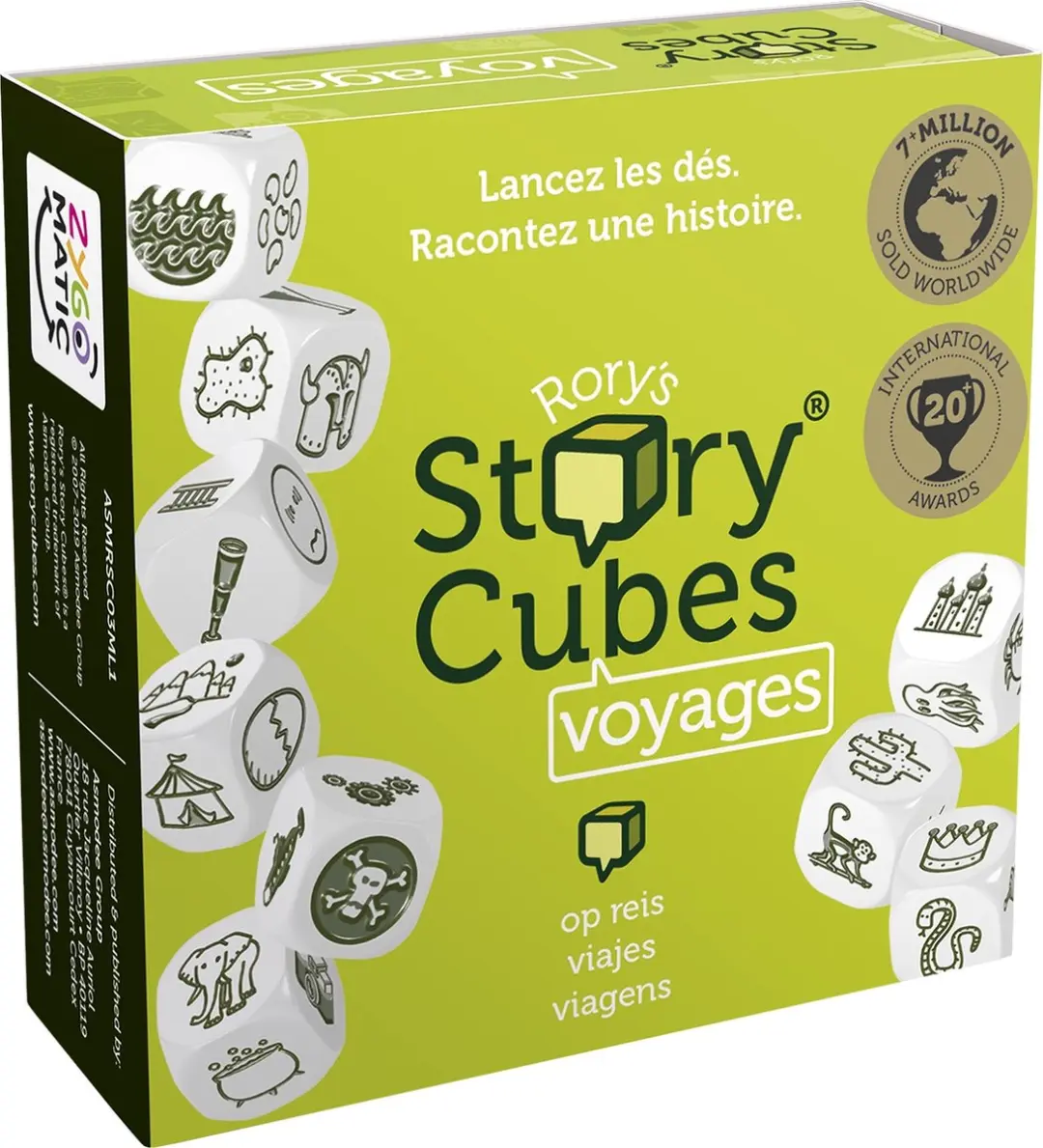 Zygomatic Rory's Story Cubes Voyages Dobbelspel