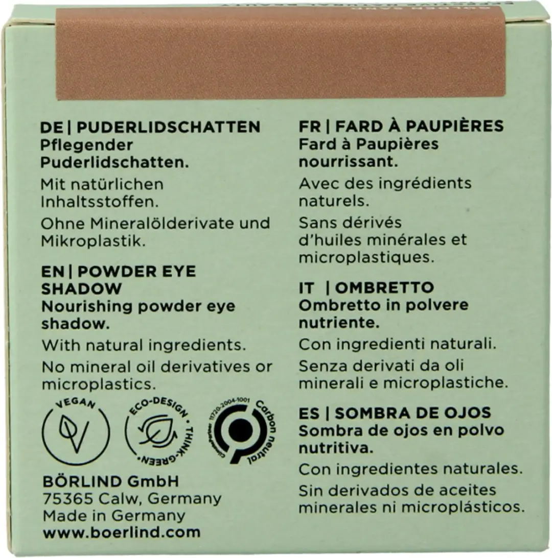Annemarie Börlind Eyeshadow Powder Golden Sand 2g - afbeelding 6 van 6