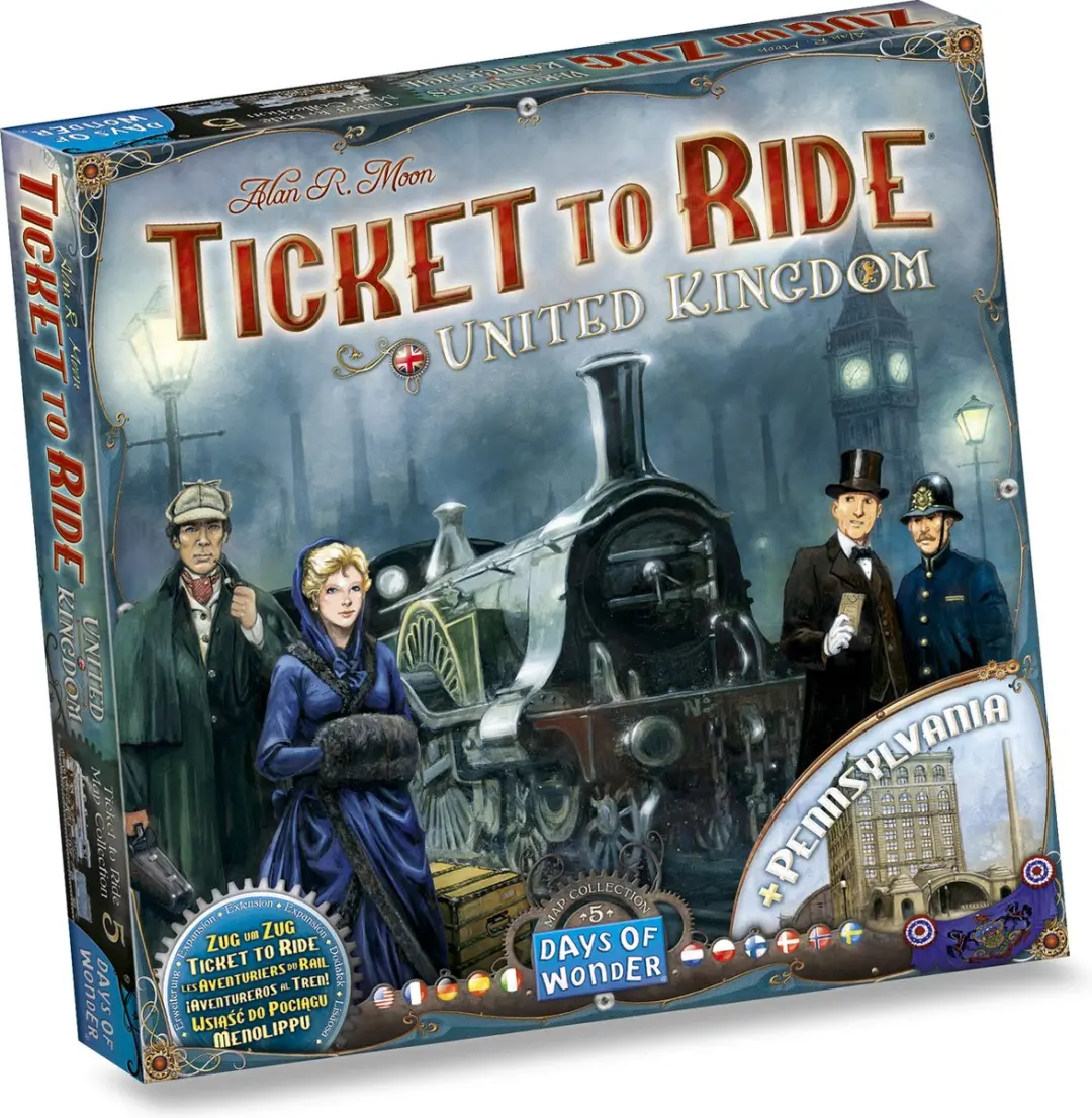 Days of Wonder Ticket to Ride UK & Pennsylvania Uitbreiding