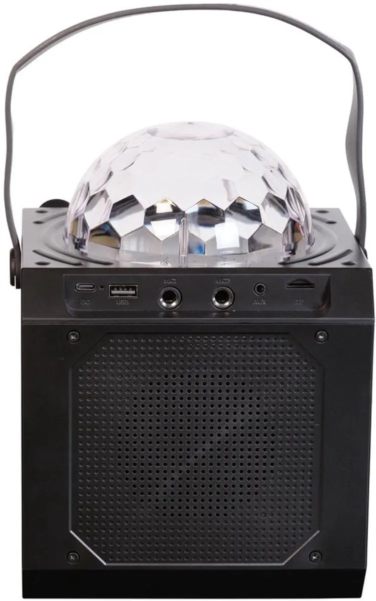 Denver Karaoke Set Zwart - Bluetooth Microfoon & Disco Bal