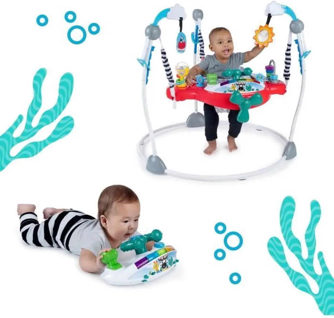 Baby Einstein Activity Jumper Vliegtuig Avontuur 2in1 - Multicolor - afbeelding 6 van 6