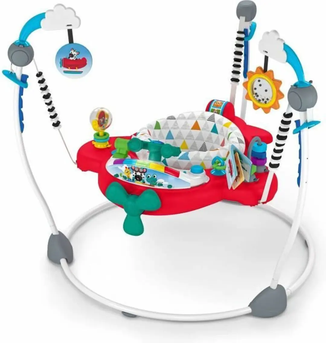 Baby Einstein Activity Jumper Vliegtuig Avontuur 2in1 - Multicolor
