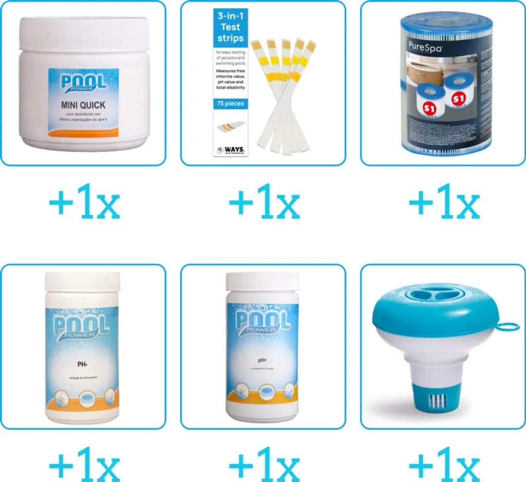 Pool Power Zwembad Onderhoudspakket 6-delig
