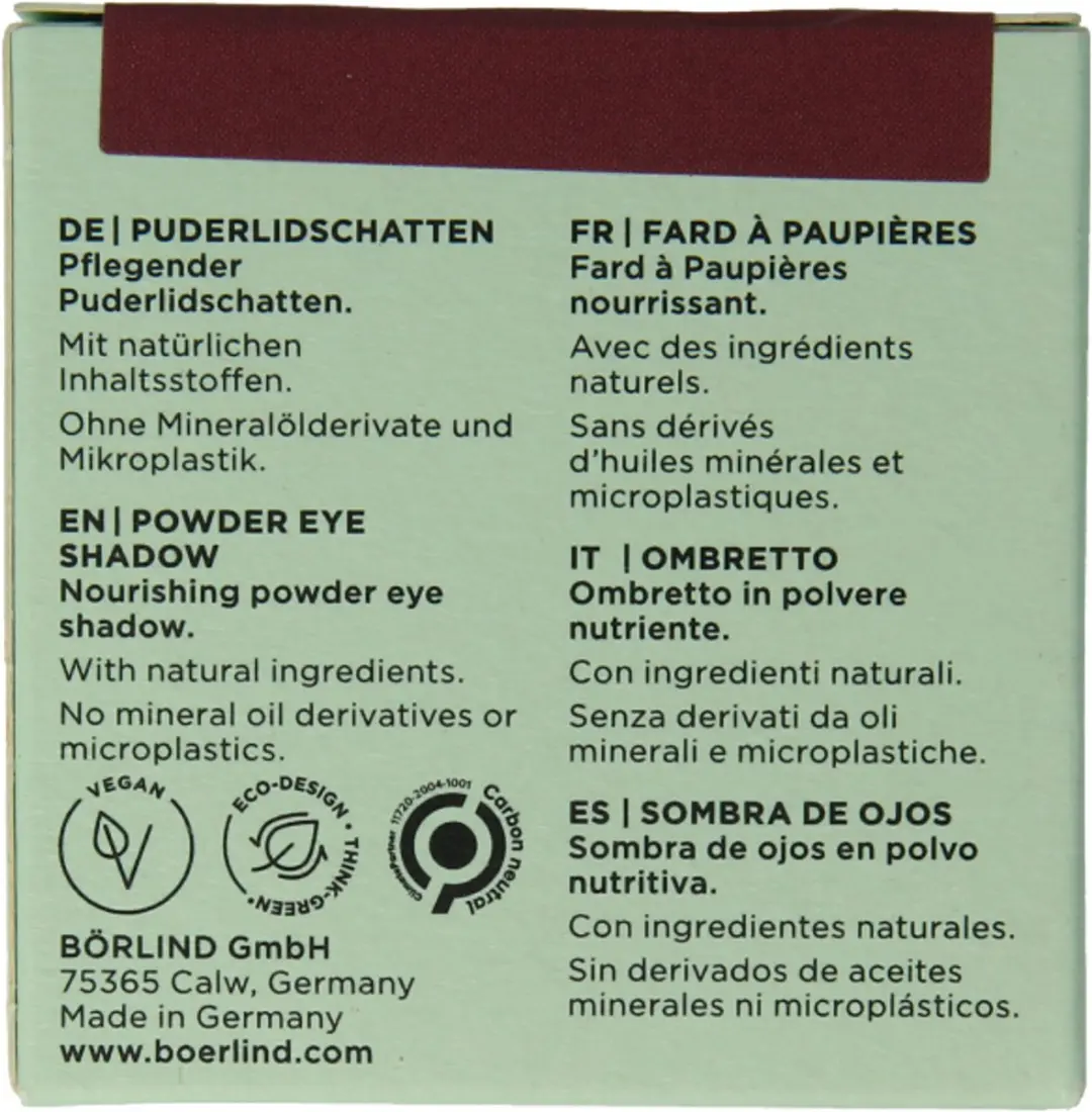 Annemarie Börlind Truffle Plum Oogschaduwpoeder 2g