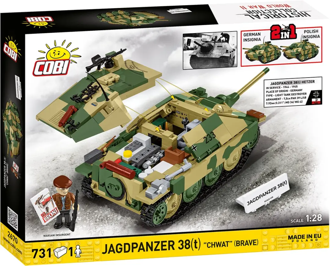 Cobi Jagdpanzer 38(t) 2670 - 731 Stukken