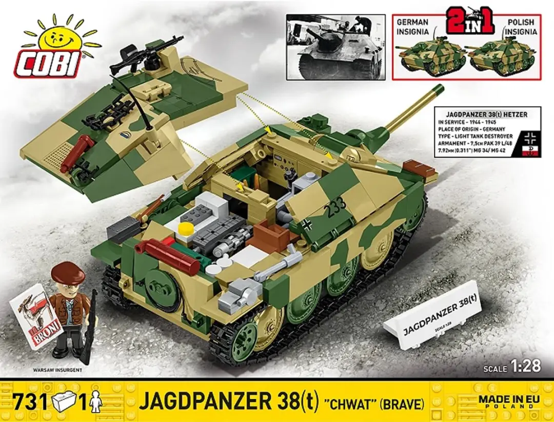 Cobi Jagdpanzer 38(t) 2670 - 731 Stukken