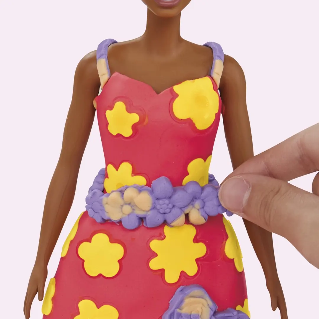 Play-Doh Barbie Fleurige Bloemen Patroonpakket - 12 Stuks