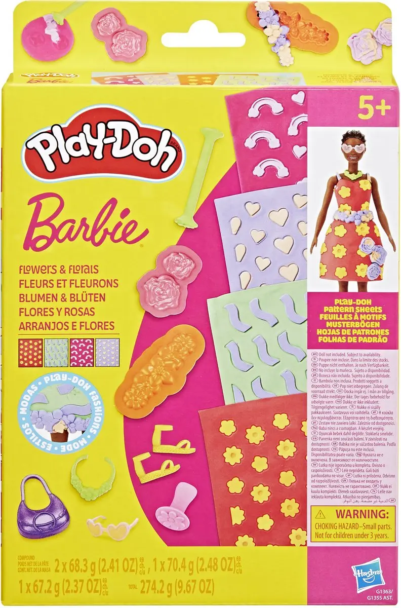 Play-Doh Barbie Fleurige Bloemen Patroonpakket