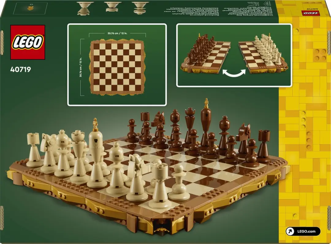 LEGO Klassieke Schaakset 40719 - 743 Stukken - Meerkleurig