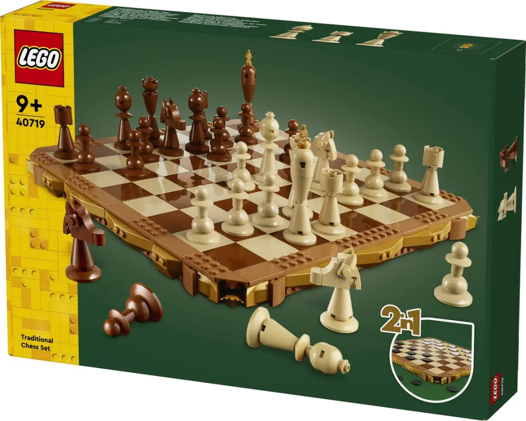 LEGO Klassieke Schaakset 40719 - 743 Stukken - Meerkleurig