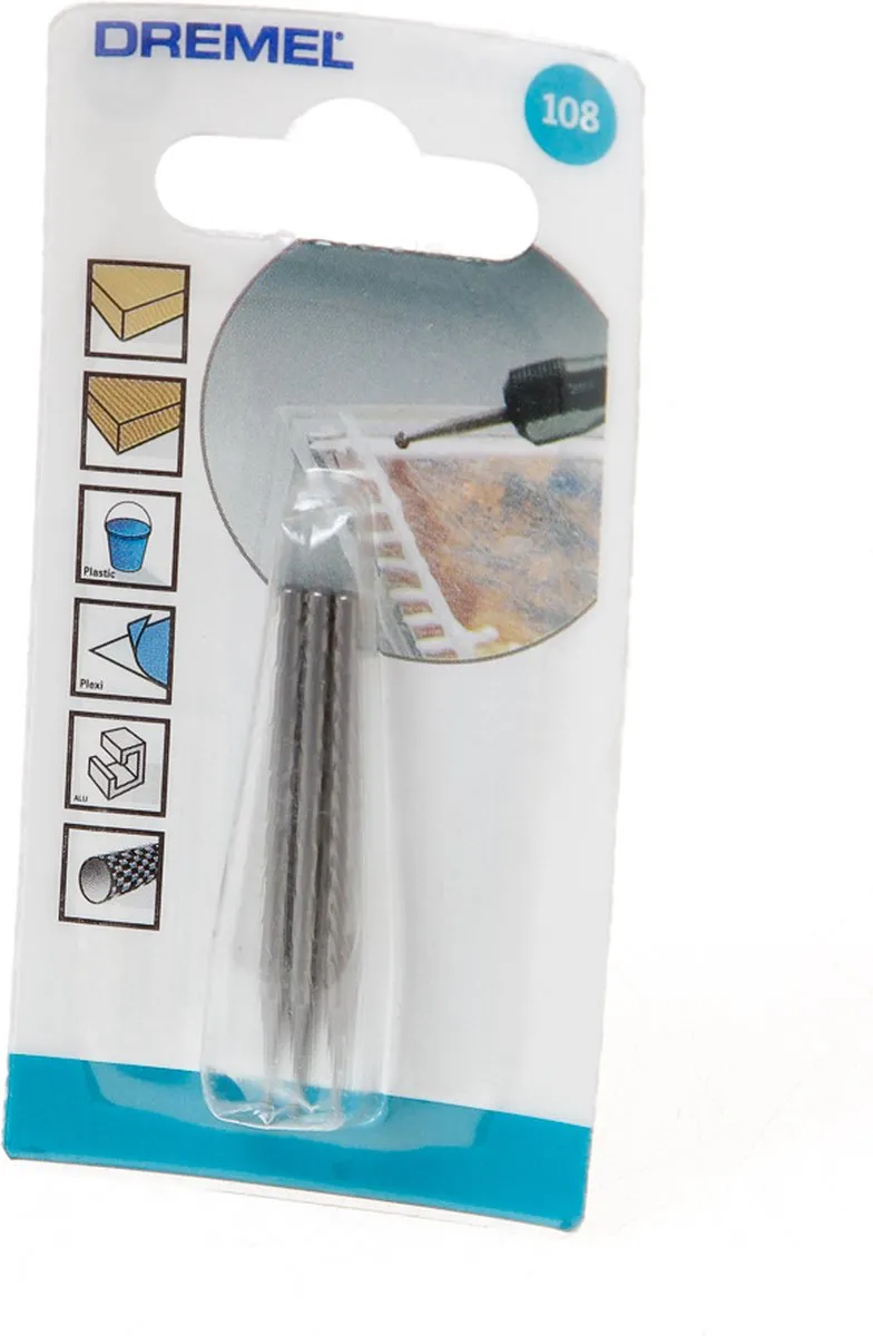 Dremel 108 Graveerfrees 0,8mm - 3 Stuks
