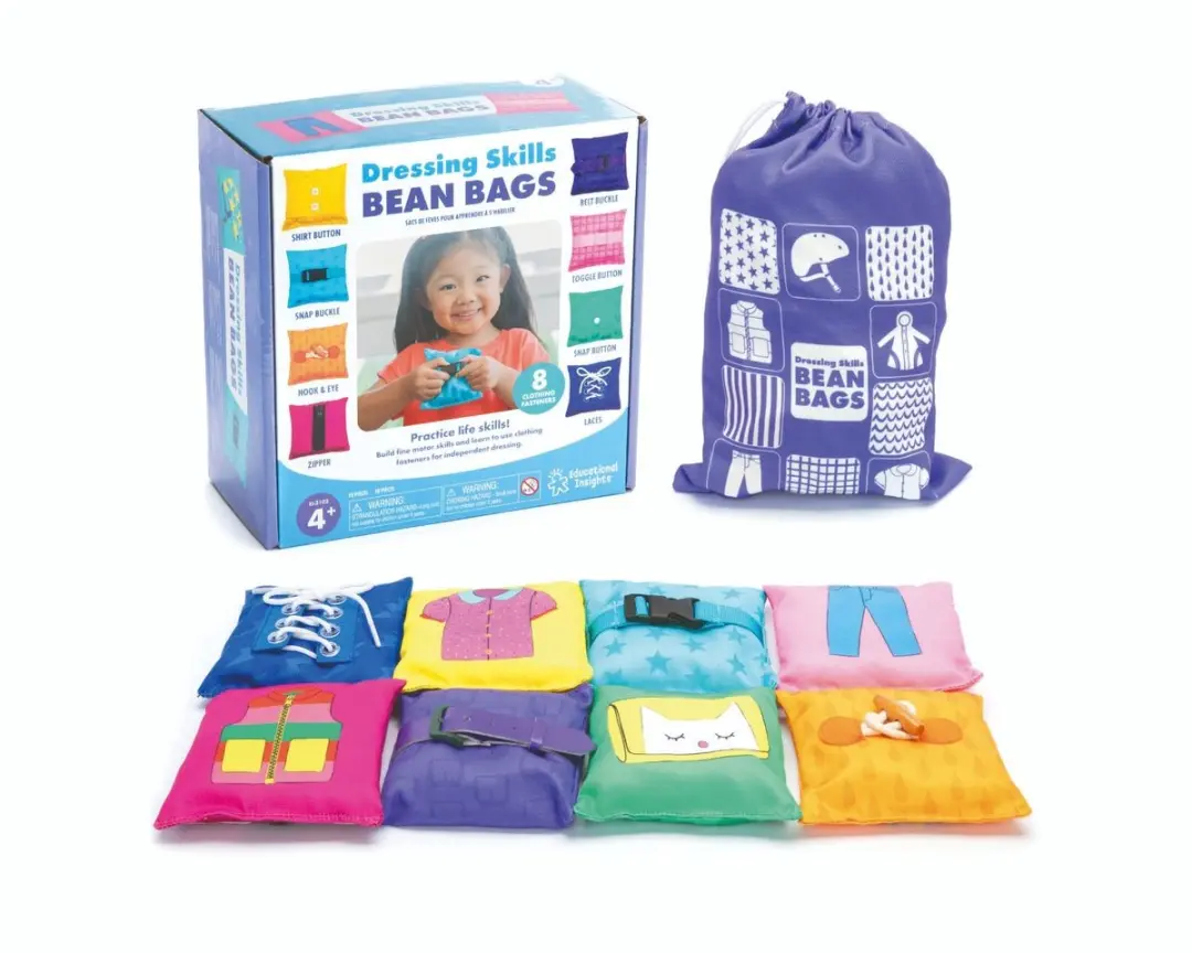 Learning Resources Dressing Skills Bean Bags - Multicolor - 3+ - afbeelding 6 van 6
