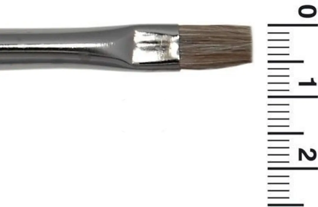 Grimas Schminkpenseel Plat Runderhaar R6