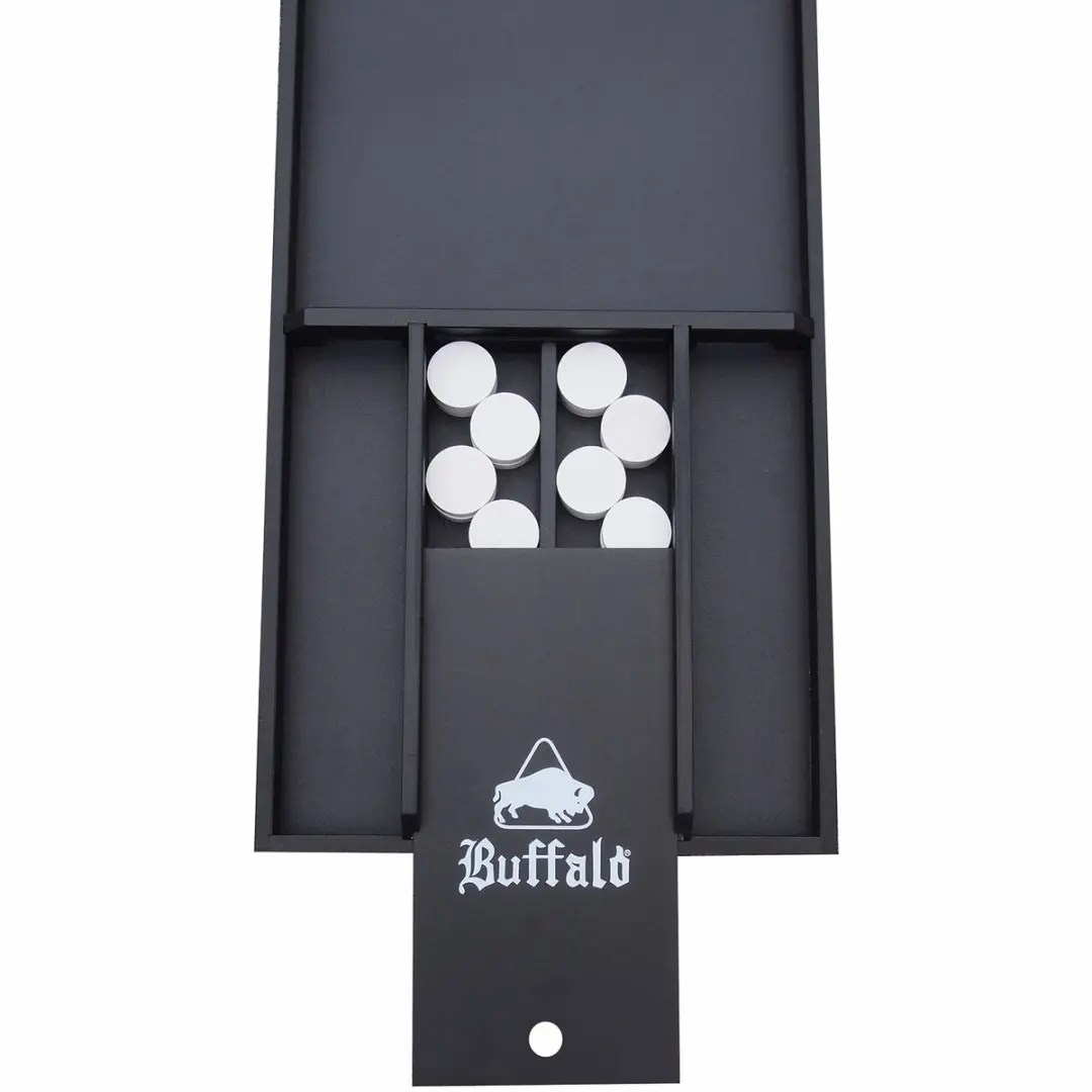 Buffalo Sjoelbak Nero 200cm - 30 Schijven & Opbergdeksel - afbeelding 6 van 6