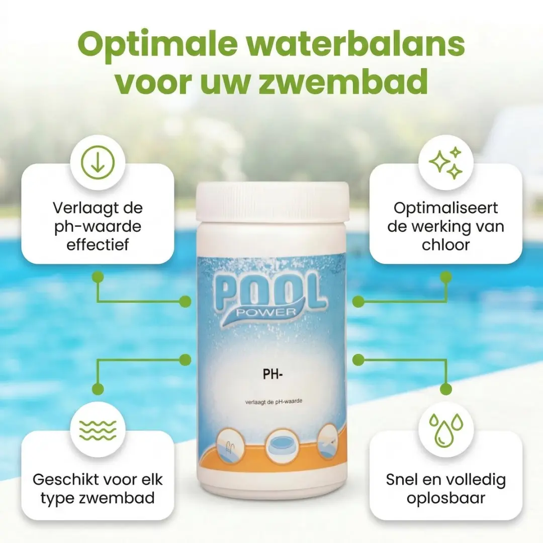 Pool Power Onderhoudspakket Zwembad - 6-delig