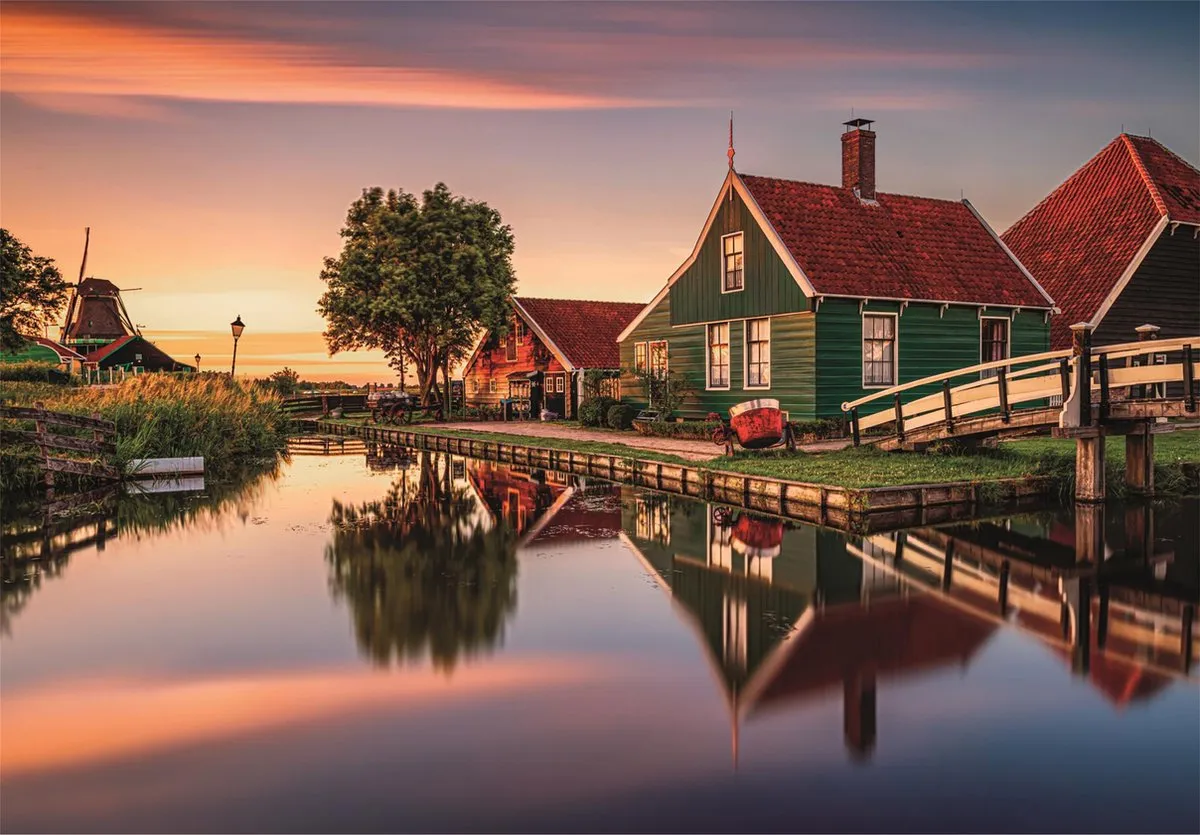 Clementoni Zaanse Schans Puzzel 1500 Stuks - Multikleur