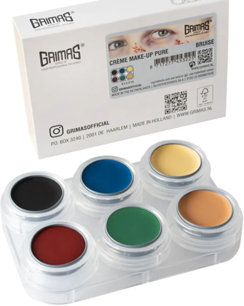 Grimas Crème Make-up Pure Palette Bruise