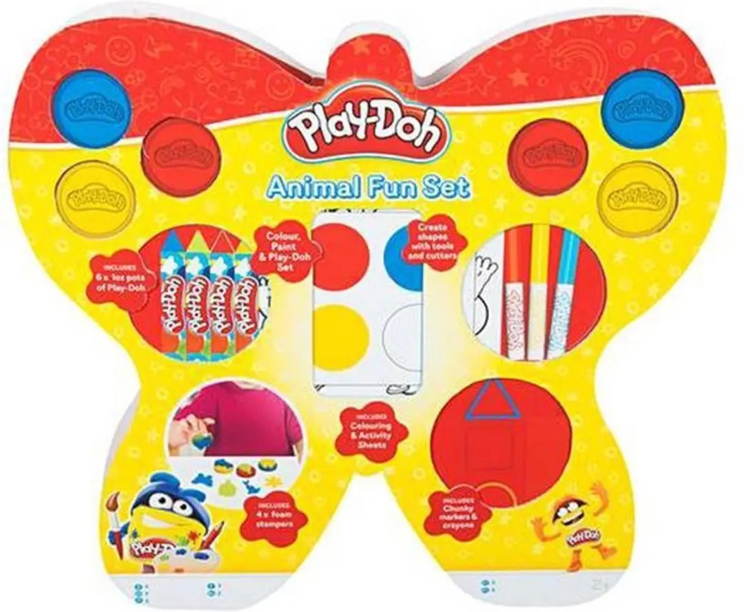 Play-Doh Knutselset Vlinder - Geel/Rood