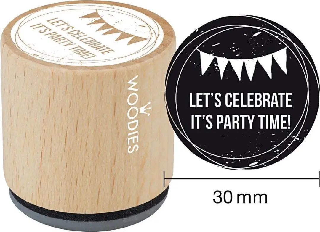 Woodies Houten Stempel Ø30mm