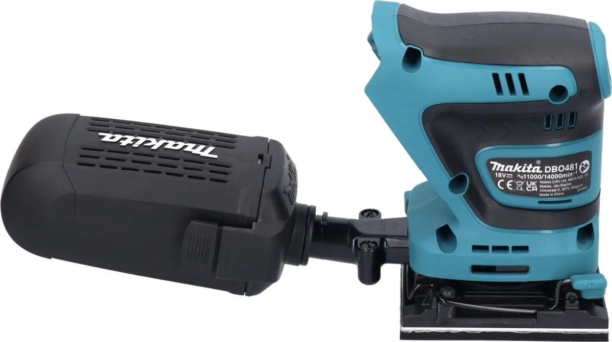 Makita DBO481Z Handpalm Vlakschuurmachine 18V - 2 Snelheden - afbeelding 6 van 6