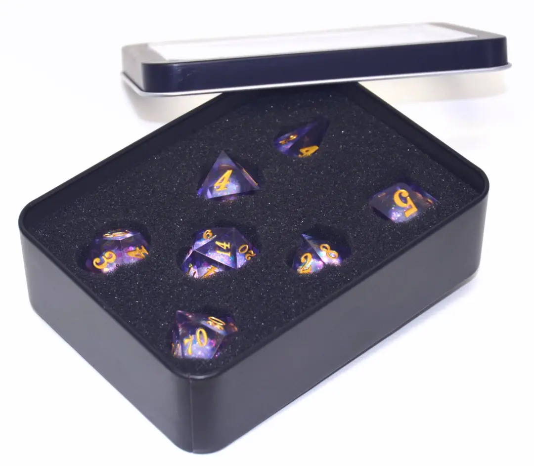 HOT Games Dobbelst.Set Galaxy Paars