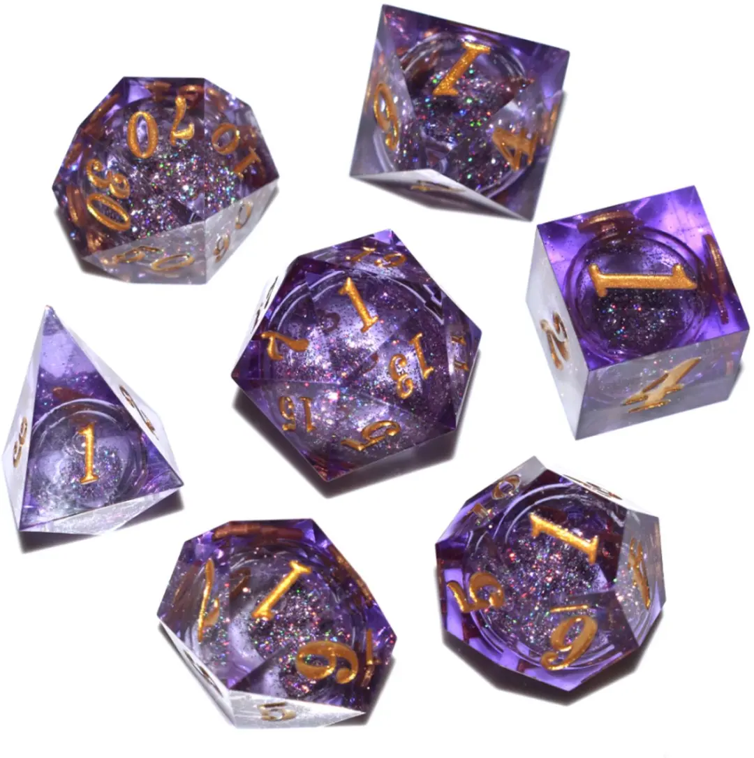 HOT Games Dobbelst.Set Galaxy Paars