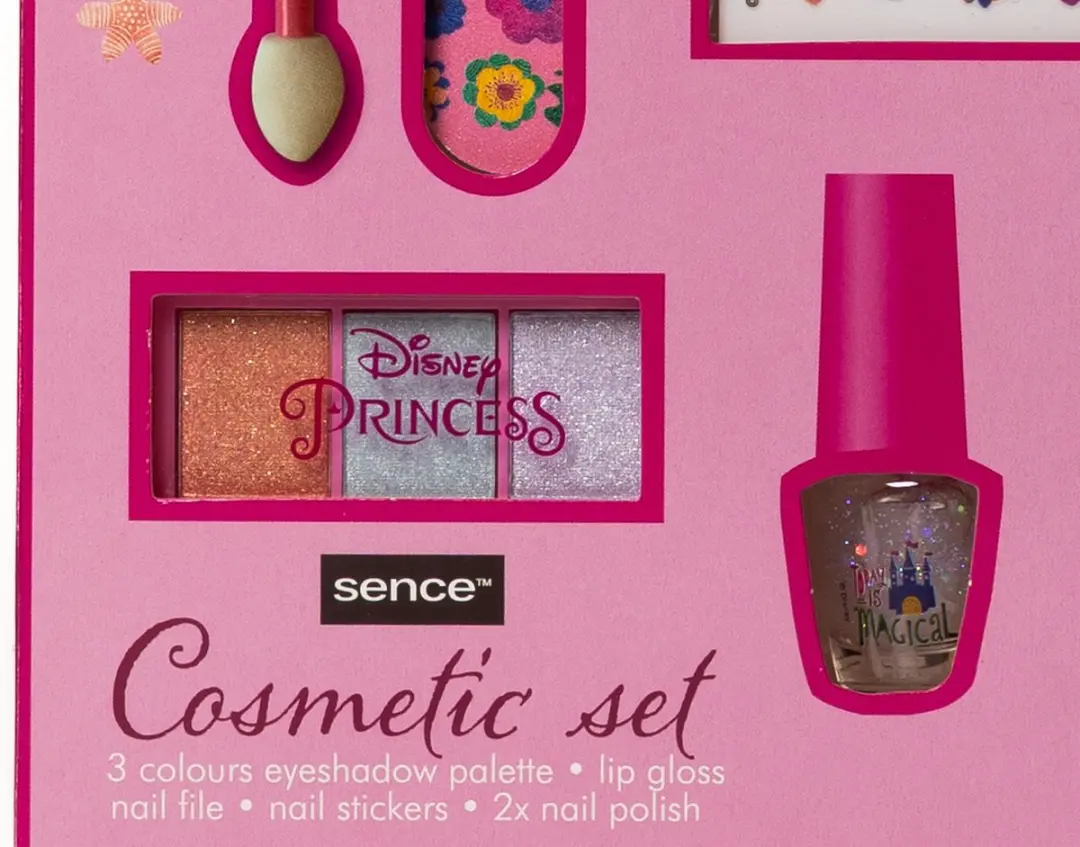 Disney Princess Lipgloss & Nagellak Set - Roze/Paars