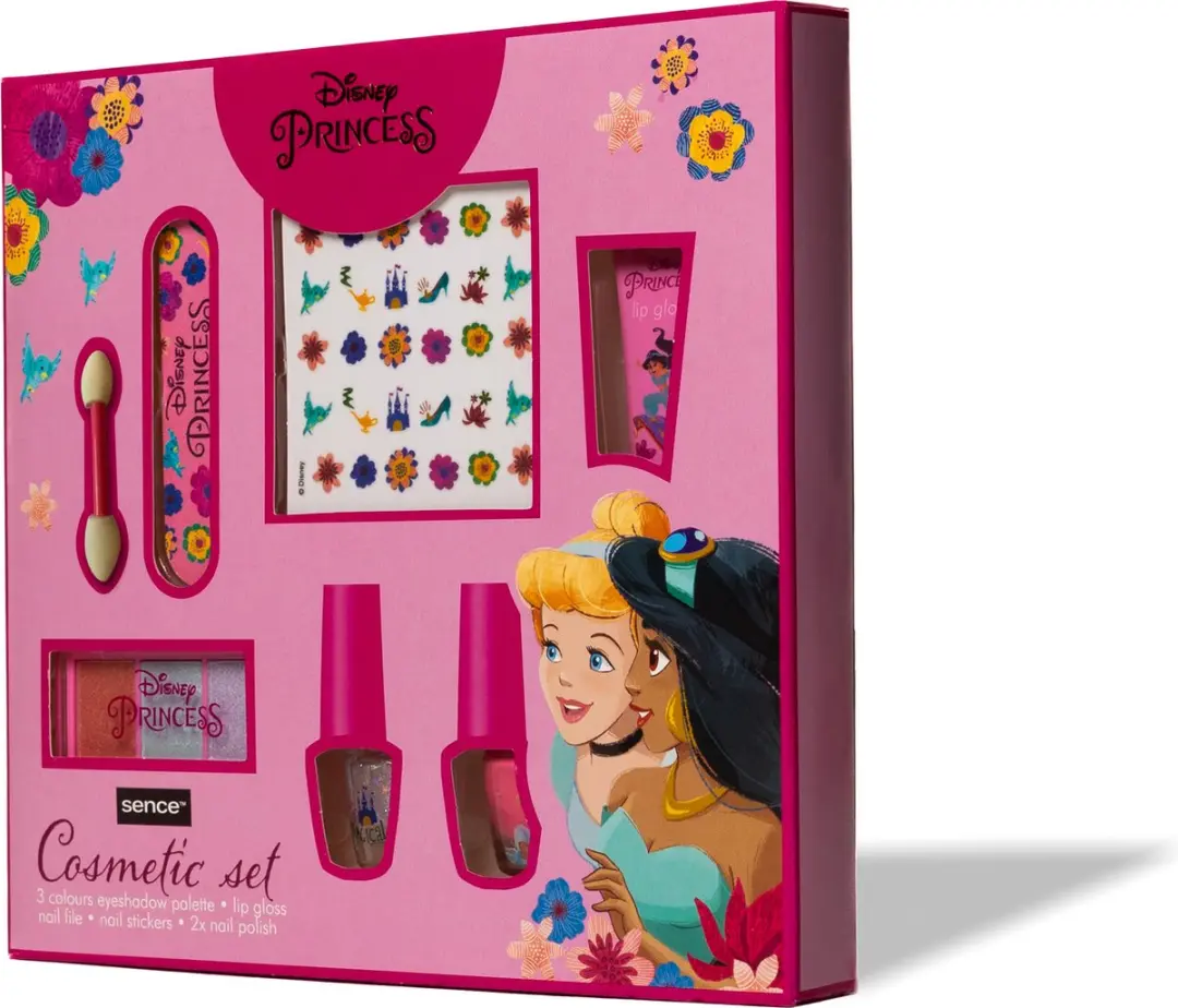 Disney Princess Lipgloss & Nagellak Set - Roze/Paars